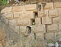 Northeast corner of the Ateret Fortress at the Jacob's Ford Battlefield, Israel.