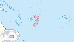 Location of Tonga