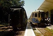 The station before its conversion to standard gauge September 1990