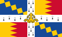 Banner of arms of the Birmingham City Council, Warwickshire, England, United Kingdom