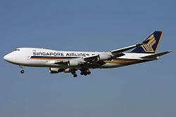 Boeing 747-400F der Singapore Airlines Cargo