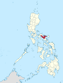 Mapa ning Labuad Bicol ampong Camarines Sur ilage