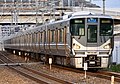 橫貫近畿的JR西日本JR京都線，225系電車。