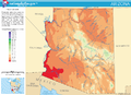 Image 12Arizona's average rainfall (from Geography of Arizona)