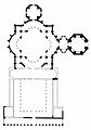 Plan of Basilica of San Lorenzo, Milan, 370