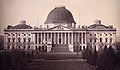 Daguerreotype of east side of the Capitol in 1846, by John Plumbe, showing Bulfinch's dome