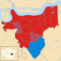 Greenwich 2014 results map