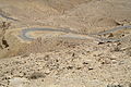 Route 225 descending into Makhtesh Gadol, Israel.