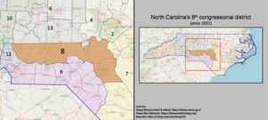 Static map of 2021-3 congressional district