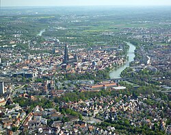 Ulm with the Ulm Minster