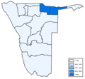 Distribuzione delle lingue kavango