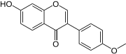 Formononetin, a constituent of methanolic black cohosh[41] extracts but not of commercially available ethanolic or isopropanolic extracts