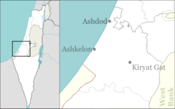 Ge'a is located in Ashkelon region of Israel