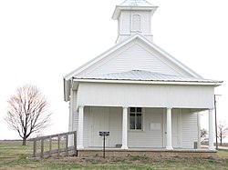 Lone Tree School, now the township hall