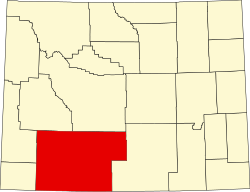 Koartn vo Sweetwater County innahoib vo Wyoming