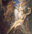 Giove e Leda, dipinto di Gustave Moreau, Parigi, Musée Gustave Moreau.