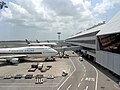 Image 47新加坡樟宜機場的停機坪（摘自機場）