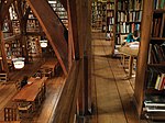 Bedales Memorial Library, Lupton Hall and Corridor