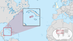 Location of the Cayman Islands