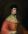 Portrait by Francisco de Goya, as Ferdinand was Prince of Asturias.