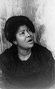 Mahalia Jackson, interpretă americană de gospel și jazz