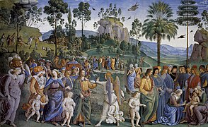 8Moses's Journey into Egypt and the Circumcision of His Son Eliezer by Perugino