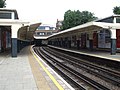 Looking north from the southern end of the westbound platform