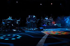 The Disco Biscuits performing at Red Rocks Amphitheatre 2010