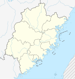 Dongshan is located in Fujian