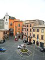 Piazza Vittorio Emanuele, Montefiascone, Lazio, Italy.