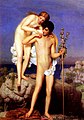 Image 28A nineteenth-century painting by the Swiss-French painter Marc Gabriel Charles Gleyre depicting a scene from Longus's Daphnis and Chloe (from Romance novel)