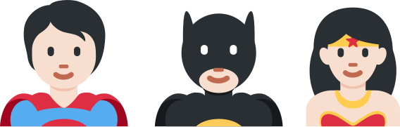 DC superhero emojis.svg