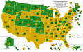 Delegation Vote ,2016 (Democratic Party, total delegates)