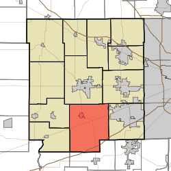 Location in Hendricks County