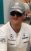 Michael Schumacher, pilot german de Formula 1