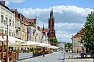 Historic city center with Cathedral in the background