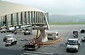 Manicotto d'imbarco all'Aeroporto di Bilbao, disegnato da Santiago Calatrava