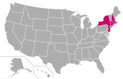 Location of teams in