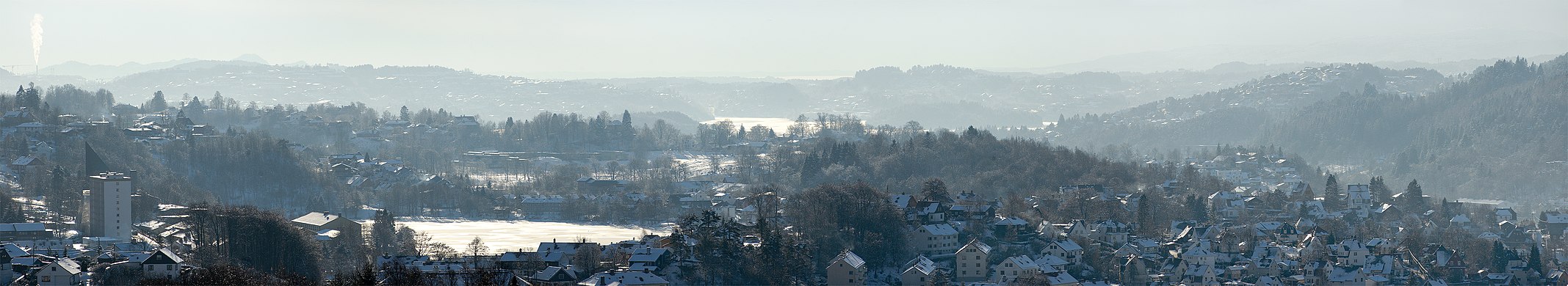 Southwards view from Landås
