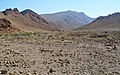 Har 'Arif viewed from the east through the axis of the large Arif makhtesh.