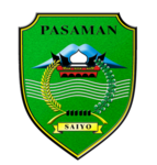 Former emblem of Pasaman Regency (1981–2012). With the creation of new West Pasaman Regency from its territory this logo was deemed not reflecting the current reality and replaced.[43]