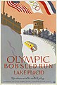 Image 2 Lake Placid, New York Restoration: Lise Broer A late 1930s Federal Art Project poster advertising the bobsled track in Lake Placid, New York, United States, which had been used in the 1932 Winter Olympics. The village is located in the Adirondack Mountains and is known as a tourist destination for winter sports, mountain climbing, and golf. It is one of the three places to have twice hosted the Winter Olympic Games and the first location in North America to host two Olympic games. More selected pictures