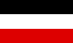 3:5 Nasionale vlag van Duitsland (1933–1935), saam met die swastika-vlag
