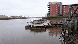 King's Inch and the Ferry Village from the Renfrew Ferry