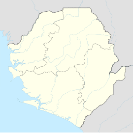 Freetown na mapi Sijere Leone