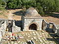 Elevated view of the gatehouse from the main mosque's rooftop