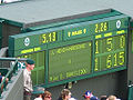 Image 54A Royal Marines Commando as a services steward in 2005 (from Wimbledon Championships)