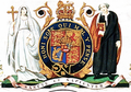 Previous coat of arms of King’s College London (1829-1985)