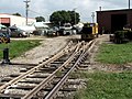 Dual gauge track on the Midwest Central Railroad