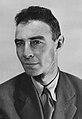 Image 67J. Robert Oppenheimer, principal leader of the Manhattan Project, often referred to as the "father of the atomic bomb". (from Nuclear weapon)